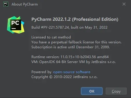 PyCharm2022.1.2破解版2