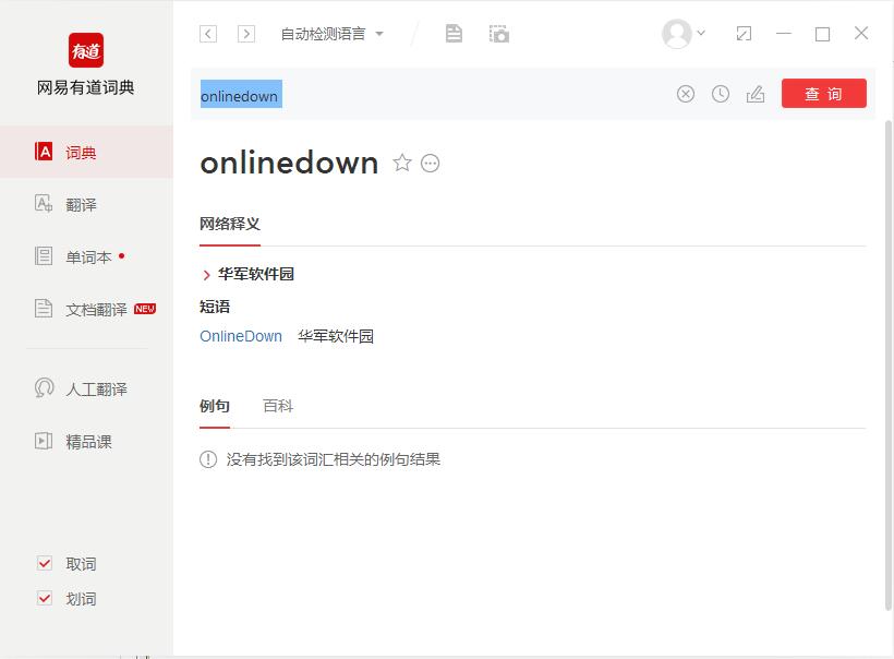 有道词典在线翻译