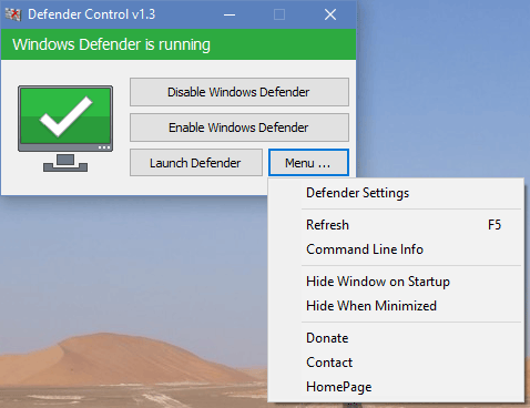 Defender软件