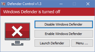 【Defender软件下载】Windows Defender Control(Defender关闭工具) v1.6 中文版插图2