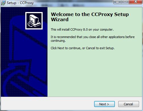 CCProxy8.0破解版安装方法