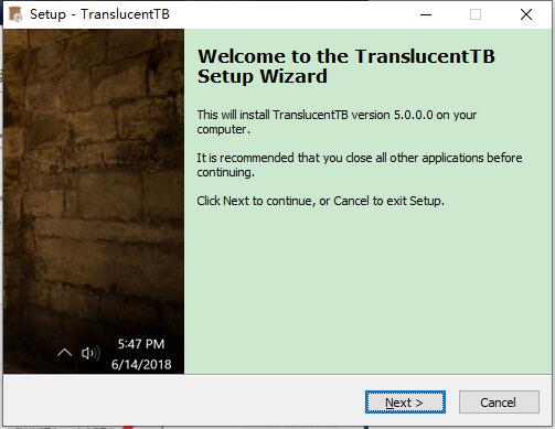 【TranslucentTB破解版】TranslucentTB中文版下载(Win10任务栏透明软件) v2020.2 汉化破解版插图2