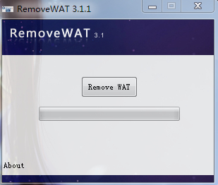 【RemoveWAT下载】RemoveWAT激活工具 v3.1.1 最新绿色版(支持win7/win8/win10)插图1