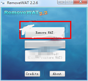 【RemoveWAT下载】RemoveWAT激活工具 v3.1.1 最新绿色版(支持win7/win8/win10)插图2