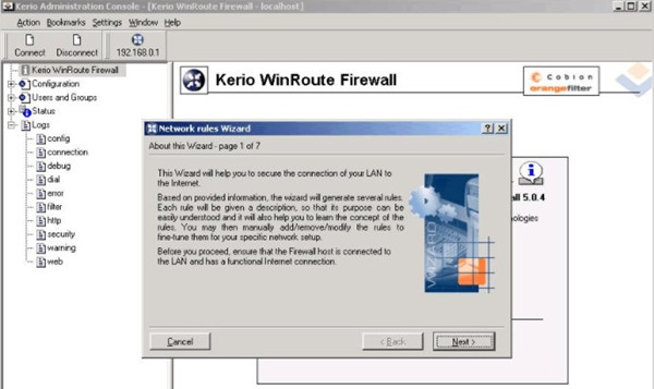 【Kerio WinRoute Firewall下载】Kerio WinRoute Firewall v6.7.1 官方绿色版插图
