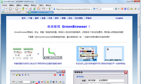 GreenBrowser中文版截图