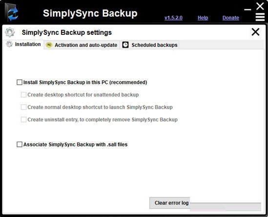 【SimplySync Backup下载】SimplySync Backup v1.5.2.0 免费版插图1