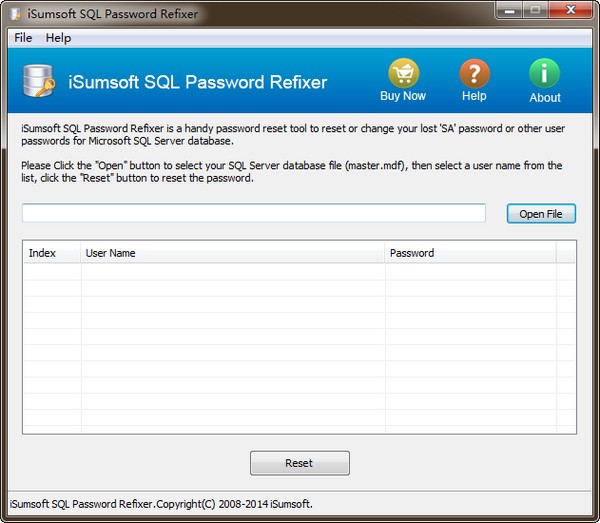 Isumsoft SQL Password Refixer破解版