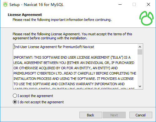 Navicat for MySQL 16破解版安装步骤2