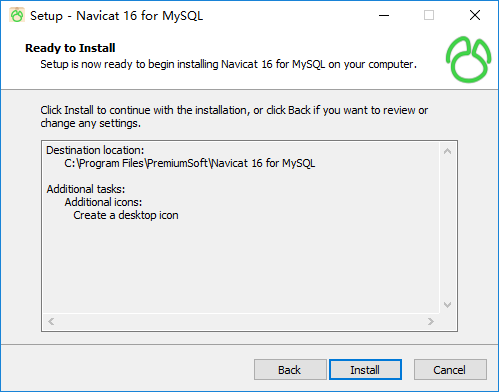 Navicat for MySQL 16破解版安装步骤5