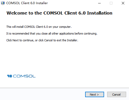 COMSOL6.0破解版安装步骤1
