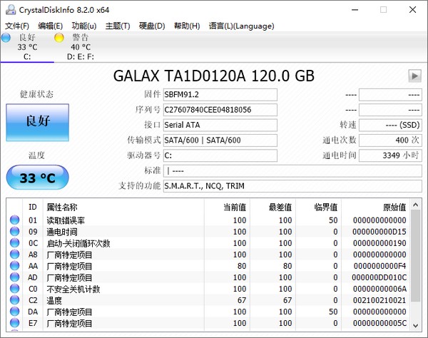 硬盘信息检测工具中文版