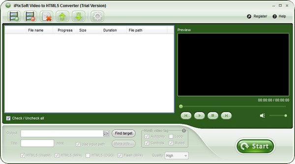 iPixSoft Video to HTML5 Converter免费版