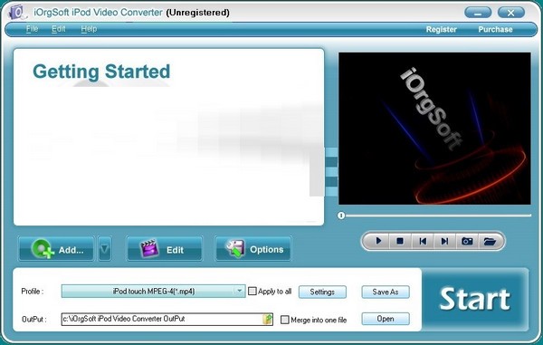 iOrgSoft iPod Video Converter免费版