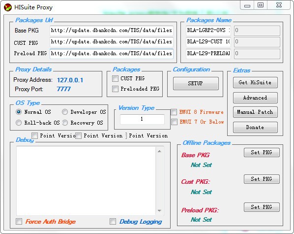 Hisuite Proxy