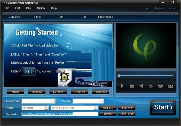 4Easysoft VOB Converter免费版