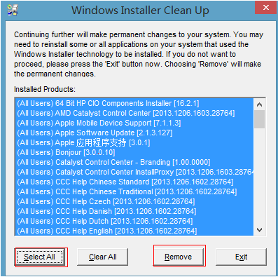 Windows Installer Clean Up截图