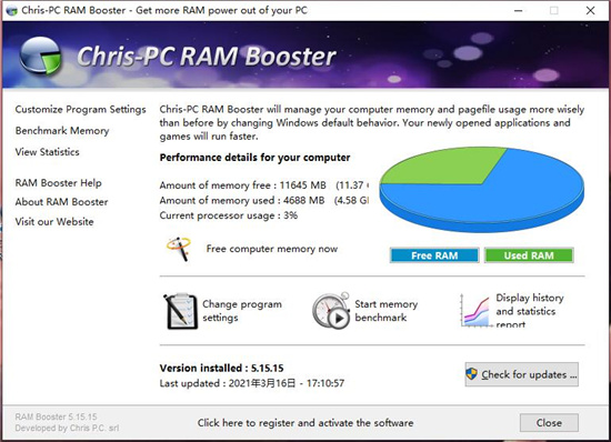 ChrisPC RAM Booster中文版