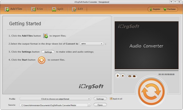iOrgSoft Audio Converter