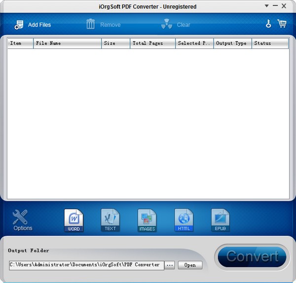 iOrgSoft PDF Converter免费版