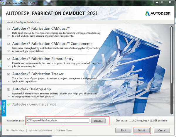 Autodesk Fabrication CAMduct2021破解版安装方法