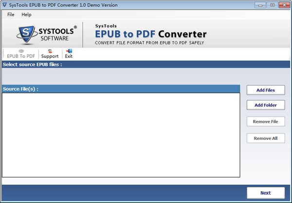 SysTools EPUB to PDF Converter下载