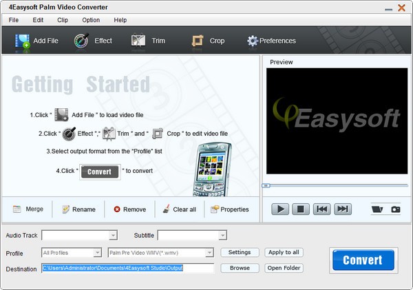 4Easysoft Palm Video Converter破解版
