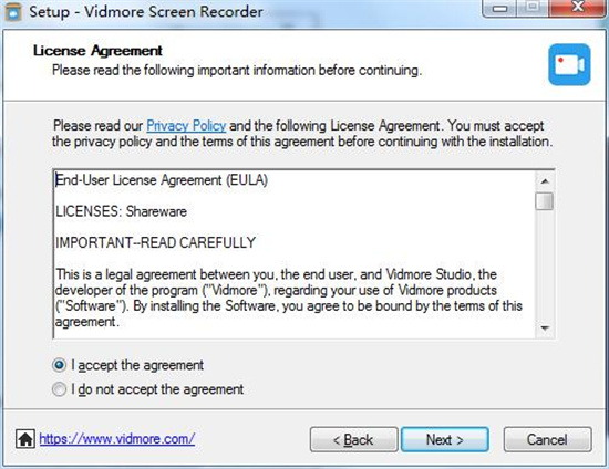 Vidmore Screen Recorder安装教程截图1