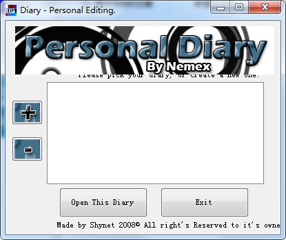 Personal Diary Editor下载 第1张图片