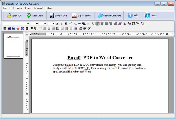 Boxoft PDF to DOC Converter官方版