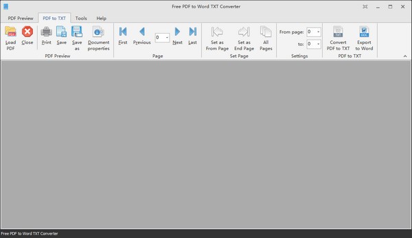 Free PDF to Word TXT Converter官方版