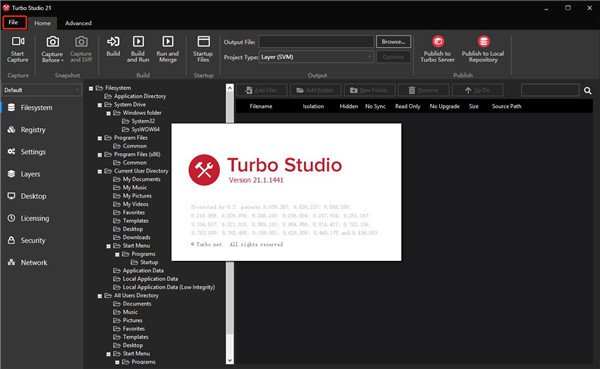 【Turbo Studio 21激活版】Turbo Studio 21免费下载 v21.1.1441 中文激活版(附注册机)插图1