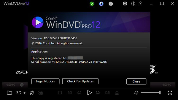 【WinDVD Pro 12激活版下载】WinDVD Pro 12中文版 v12.0.0.90 永久激活版(含注册机)插图1