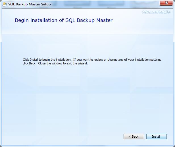 SQL Backup Master截图