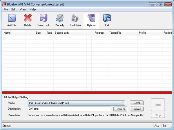 Bluefox AVI MP4 Converter 