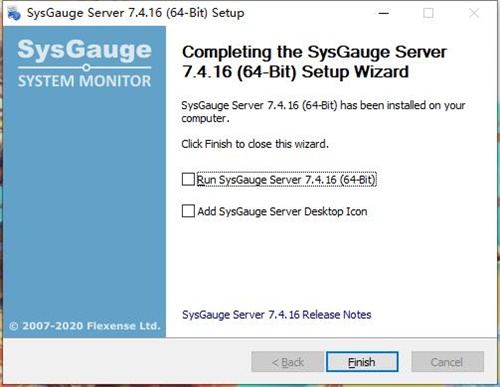 SysGauge Server破解版安装步骤截图5