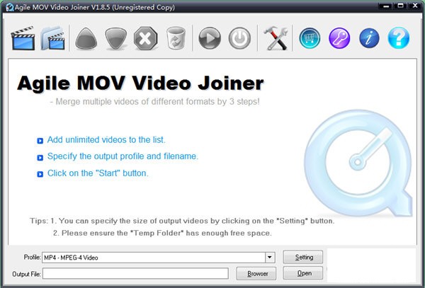 Agile MOV Video Joiner官方版