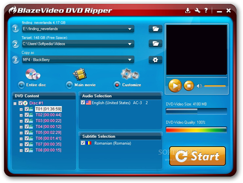 BlazeVideo DVD Ripper下载