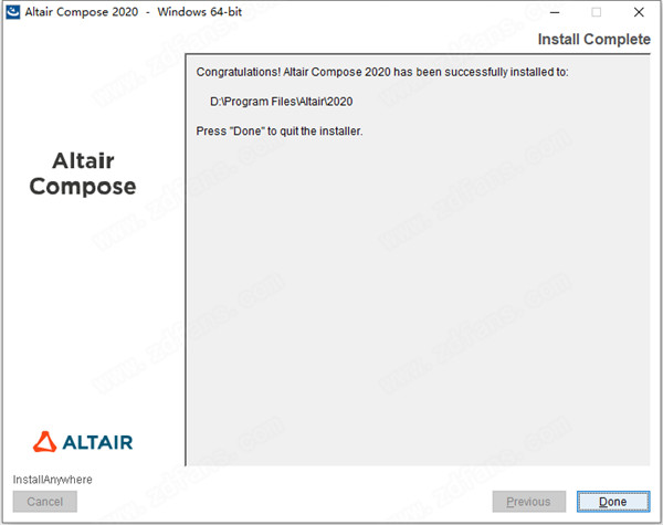 Altair Compose破解版安装教程截图7