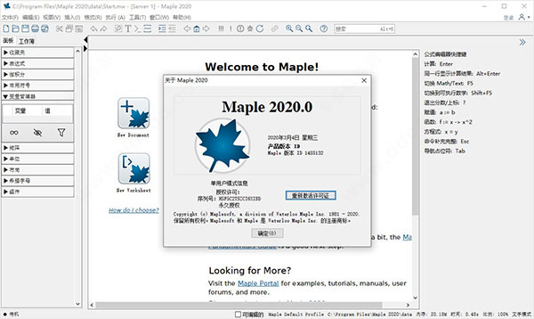Maple2020破解版截图