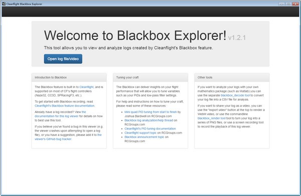 Cleanflight Blackbox Explorer官方版