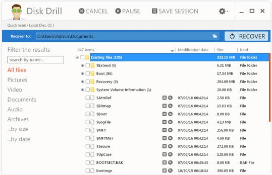 Disk Drill绿色版使用方法