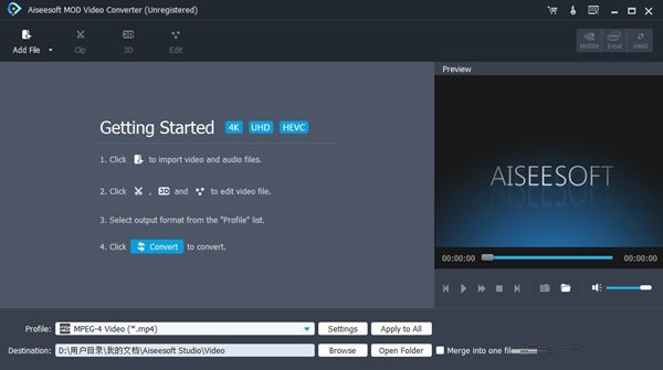 Aiseesoft MOD Video Converter免费版