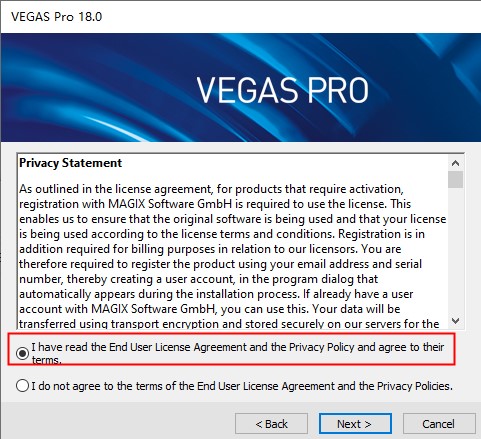Vegas Pro 18破解版安装步骤截图2