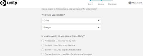 Unity 3D怎么创建项目和注册