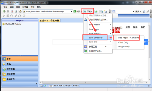 【WebZip激活版下载】WebZip中文激活版 v7.1.2.1052 绿色免费版(附注册码)插图6