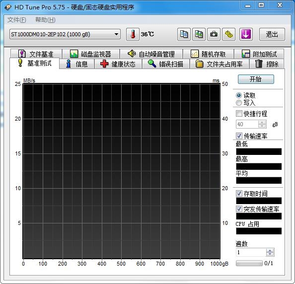 HD tune Pro硬盘检测工具中文版 第1张图片