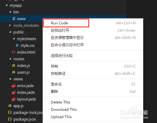 Visual Studio Code 如何右键运行文件