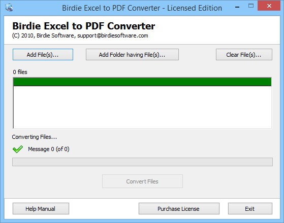 Birdie Excel to PDF Converter下载