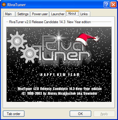 【RivaTuner下载】RivaTuner超频软件 v2.24 汉化激活版插图1